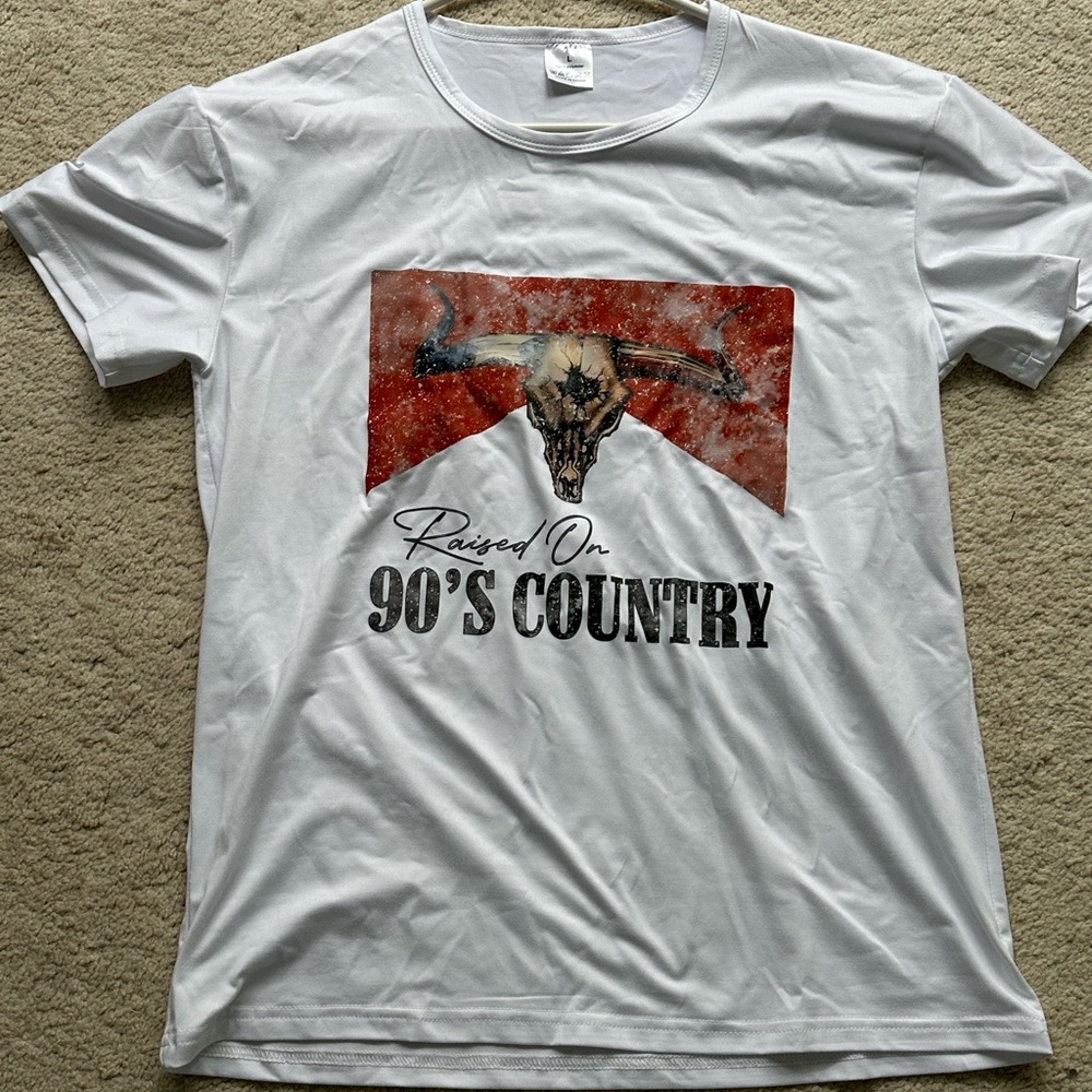 White Graphic Men's T-Shirt